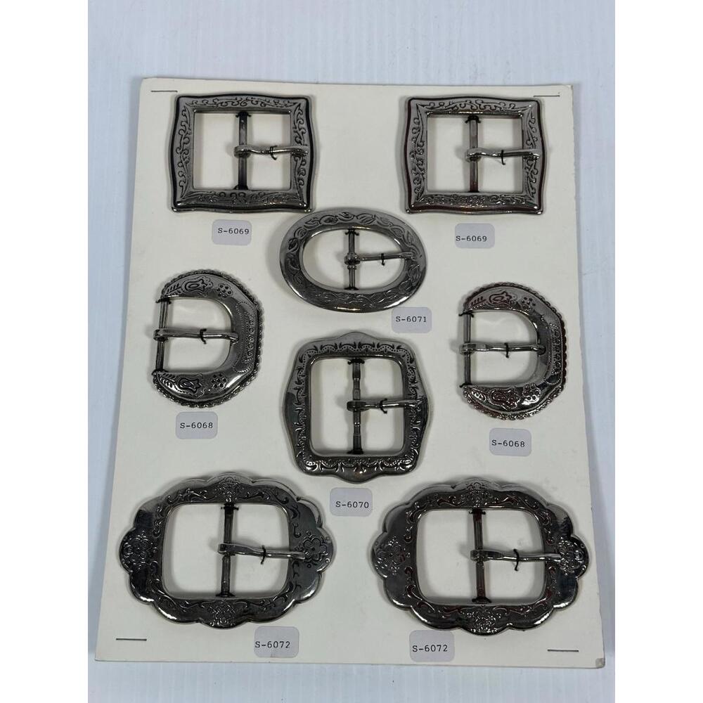 Sample Card Salesman Shoe Buckles Ornamentation E. E. Weller Co Providence RI